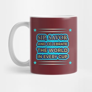 Global Sip & Savor: Coffee Lover's Delight Mug